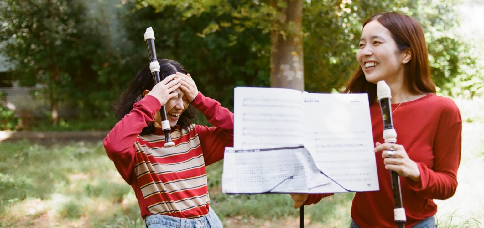 アルトリコーダーを演奏する朝　haru.×Tomoe Miyazaki【前編】