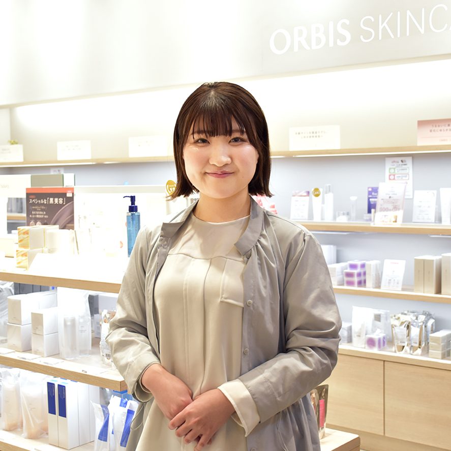 「寄り添う接客」を軸に選んだオルビスのBAという道。新卒BAがオルビスに入社を決めるまでのストーリーとは